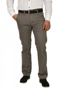 Pantaloni barbati, cu buzunare oblice, gri