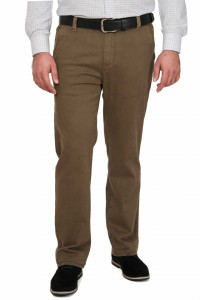Pantaloni casual cu buzunar oblic, Realize, maro caramel