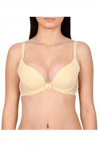 Sutien cu decolteu adanc, Lemila, bej