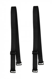 Bretele sutien, 12 mm, negru
