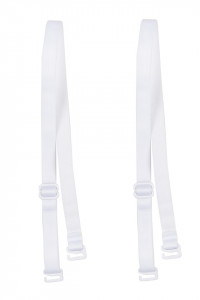 Bretele sutien, 12 mm, alb