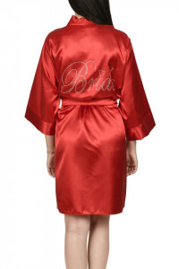 Halat BRIDE, personalizat cu pietricele, rosu