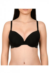 Sutien dama, cupe netede, Lemila, negru