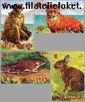 Gibraltar gib 1010#1013  2002 Dieren  Postfris