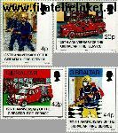 Gibraltar gib 594#597  1990 Brandweer  Postfris