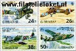 Gibraltar gib 826#829  1998 R.A.F.A.  Postfris