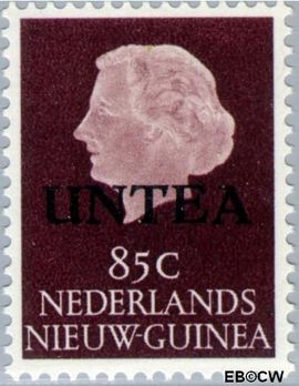 West-Nieuw-Guinea NG WNG19  1962 UNTEA opdruk 85 cent  Gestempeld