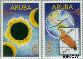Aruba AR 209#210 1998 Zonsverduistering Postfris