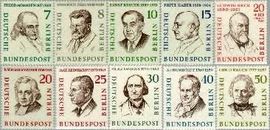 Berlin ber 163#172  1957 Beroemde mannen  Postfris