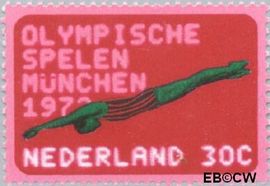 Nederland NL 1013 1972 Olympische Spelen- München Postfris 30