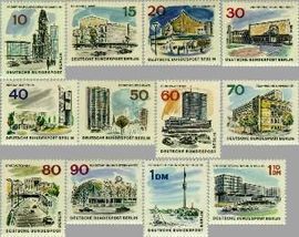Berlin ber 254#265  1965 Nieuw Berlijn  Postfris
