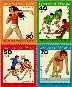 Berlin ber 517#520  1976 Jeugd traint voor Olympische Spelen  Postfris