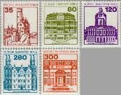 Berlin ber 673#677  1982 Burchten en kastelen  Postfris