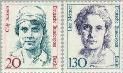 Berlin ber 811#812  1988 Bekende vrouwen  Postfris