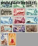 Gibraltar gib 134#147  1953 Koningin Elizabeth- Landschappen  Postfris