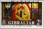 Gibraltar gib 243#  1970 Glas-in-lood  Postfris