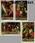 Gibraltar gib 367#370  1977 Rubens, Peter Paul  Postfris
