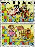Gibraltar gib 563#564  1989 C.E.P.T.- Kinderspelen  Postfris
