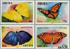Aruba AR 302#305 2003 Vlinders Postfris