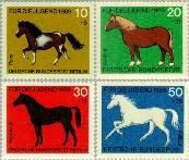 Berlin ber 326#329  1969 Paarden  Postfris