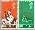 Gibraltar gib 217#218  1969 Int. Jaar Mensenrechten  Postfris