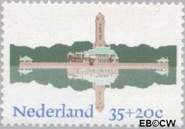 Nederland NL 1068  1975 Architectuur 35+20 cent  Postfris