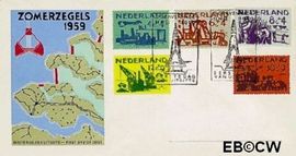 Nederland NL E38  1959 Deltawerken   cent  FDC zonder adres