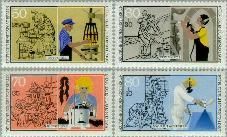 Berlin ber 780#783  1987 Handwerkers  Postfris