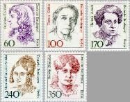 Berlin ber 824#828  1988 Bekende vrouwen  Postfris