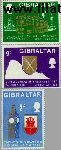 Gibraltar gib 221#223  1969 British Commonwealth- Conferentie  Postfris