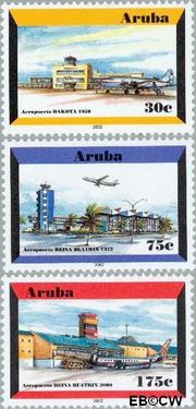 Aruba AR 278#280 2001 Luchthaven Postfris