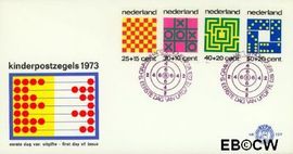 Nederland NL E129 1973 Spelletjes FDC zonder adres