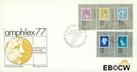 Nederland NL E152  1976 Int. Postzegeltentoonstelling Amphilex '77  cent  FDC zonder adres