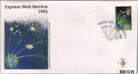 Aruba AR E43 1993 Expresse-postdienst FDC zonder adres
