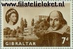 Gibraltar gib 166  1964 Shakespeare, William  Postfris