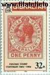 Gibraltar gib 510#  1986 Postzegeljubileum  Postfris