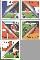 Gibraltar gib 909#913  2000 EK Voetbal  Postfris