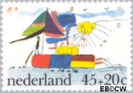 Nederland NL 1104 1976 Kindertekeningen Postfris 45+20