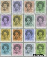 Nederland NL 1237#1252 1981 Koningin Beatrix- Type 'Struycken' Postfris