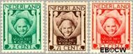 Nederland NL 141#143  1924 Kinderkopje tussen engelen   cent  Ongebruikt