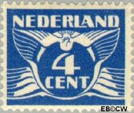 Nederland NL 148  1924 Vliegende Duif 4 cent  Ongebruikt