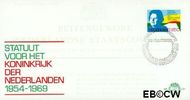 Nederland NL E101 1969 Koninkrijks Statuut FDC zonder adres