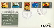 Nederland NL E76 1965 Kindertekeningen FDC zonder adres