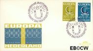 Nederland NL E80 1966 C.E.P.T.- Scheepje FDC zonder adres