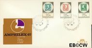 Nederland NL E85 1967 Postzegeltentoonstelling Amphilex FDC zonder adres