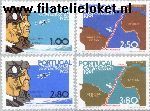 POR 1185#1188 Postfris 1972 Eerste vlucht Lisabon-Rio de Janeiro