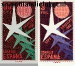 SPA 1119#1120 Postfris 1958 Wereldtentoonstelling Brussel