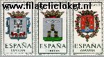 SPA 1301#1303 Postfris 1962 Provinciewapens