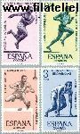 SPA 1342#1345 Postfris 1962 Athletiek