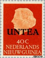 West-Nieuw-Guinea NG WNG8  1962 UNTEA opdruk 40 cent  Gestempeld
